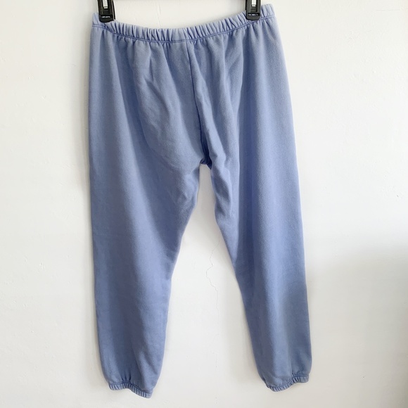 Victorias Secret Pink S Blue Logo Sweatpants - Picture 2 of 4